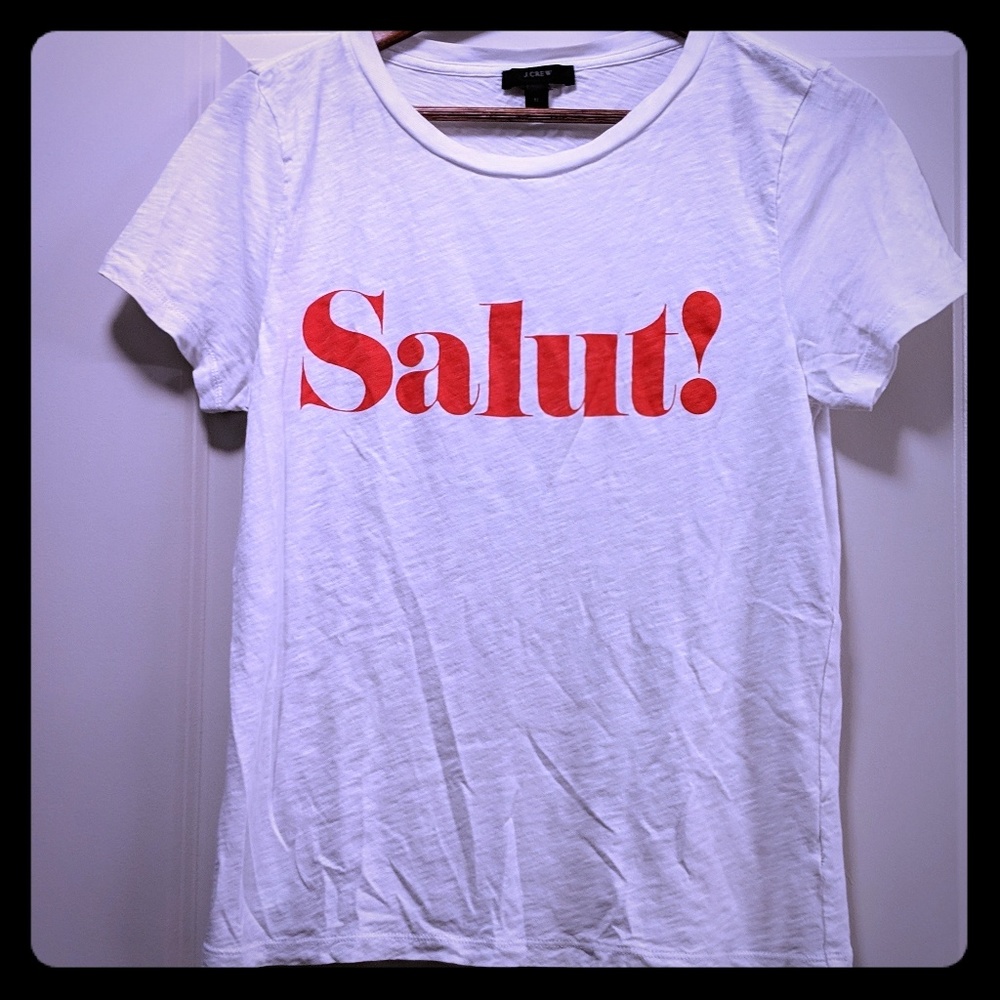 J Crew Salut! Tshirt
